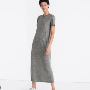 Madewell Rivet & Thread t-shirt jersey maxi dress in grey size small